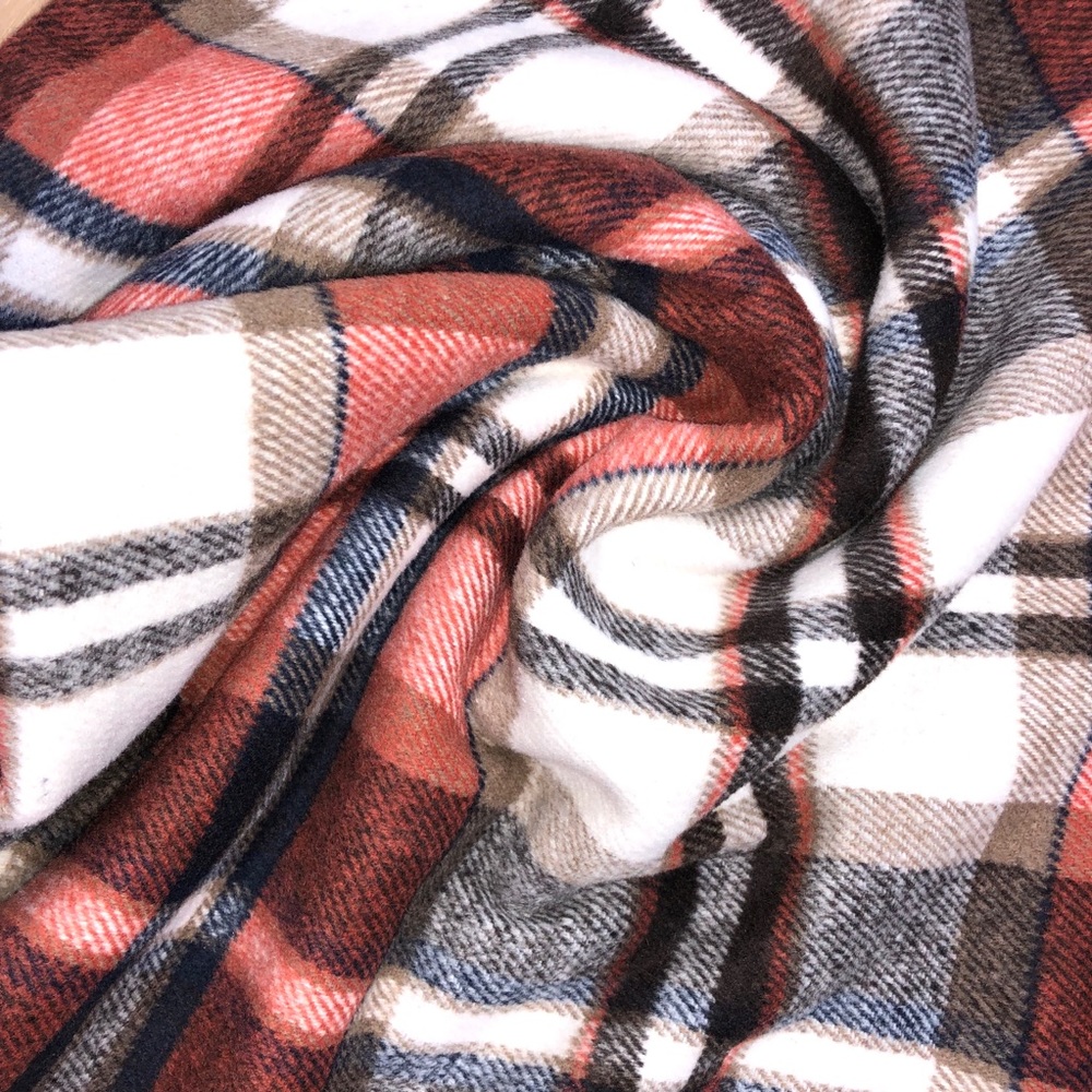 Plaid Checkered Cozy & Chunky Fall Scarf